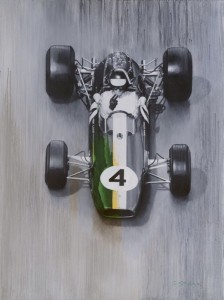 F1 Painting of Clark Monaco